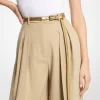 Metallic Python Embossed Leather Trouser Belt