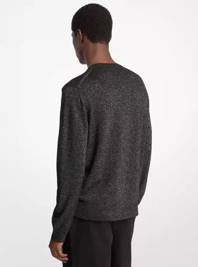 Metallic Wool Sweater