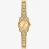 Micro Lexington Pavé Gold-Tone Watch