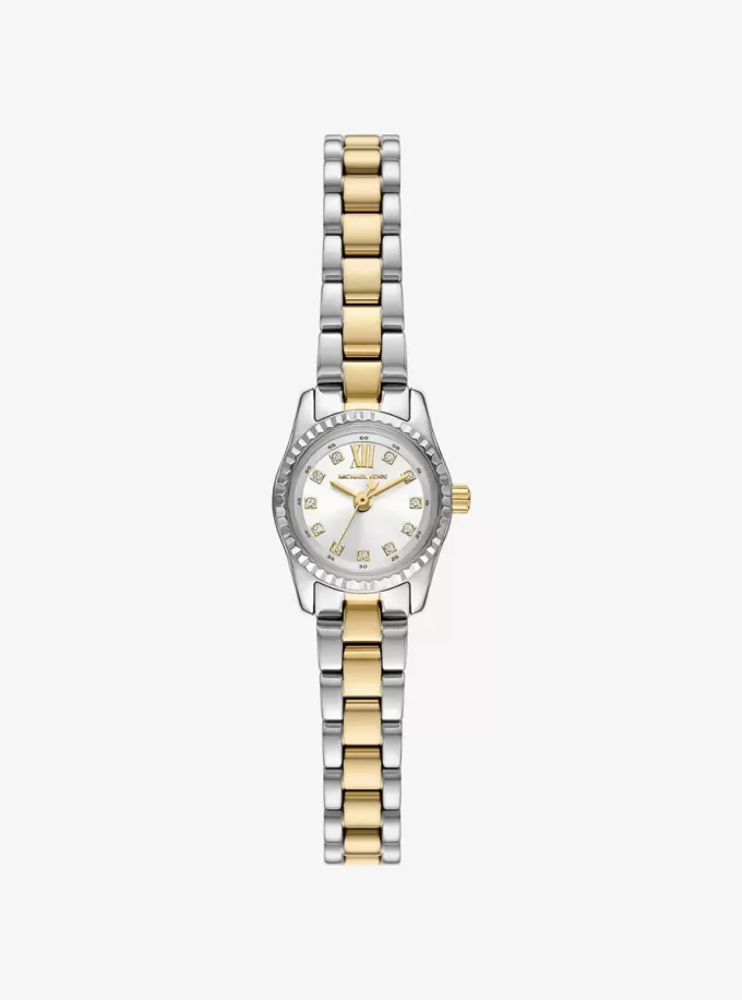 Micro Lexington Pavé Two-Tone Watch