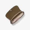 Mila Medium Snake Embossed Messenger Bag