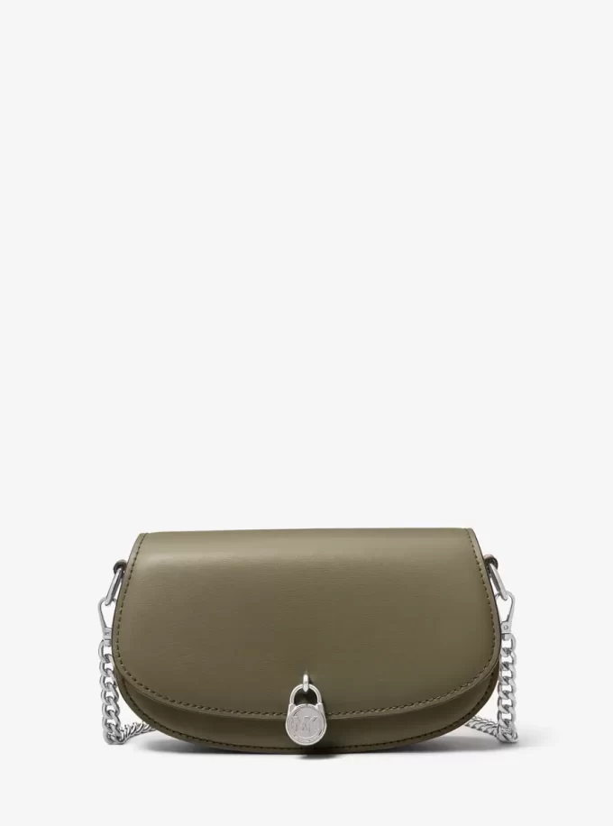 Mila Small Leather Convertible Crossbody Bag