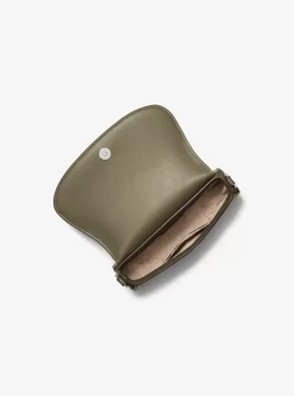 Mila Small Leather Convertible Crossbody Bag