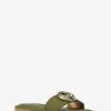 Milan Suede Slide Sandal
