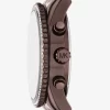 Mini Bryant Pavé Brown-Tone Watch