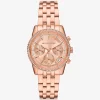 Mini Bryant Pavé Rose Gold-Tone Watch