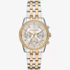 Mini Bryant Pavé Two-Tone Watch
