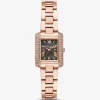 Mini Emery Pavé Rose Gold-Tone Watch