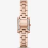 Mini Emery Pavé Rose Gold-Tone Watch