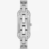 Mini Empire Pavé Silver-Tone Bangle Watch
