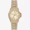 Mini Everest Pavé Gold-Tone Watch