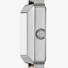Mini Gwynn Snake Embossed Leather Watch