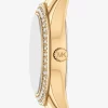 Mini Harlowe Pavé Gold-Tone Watch and Jewelry Set