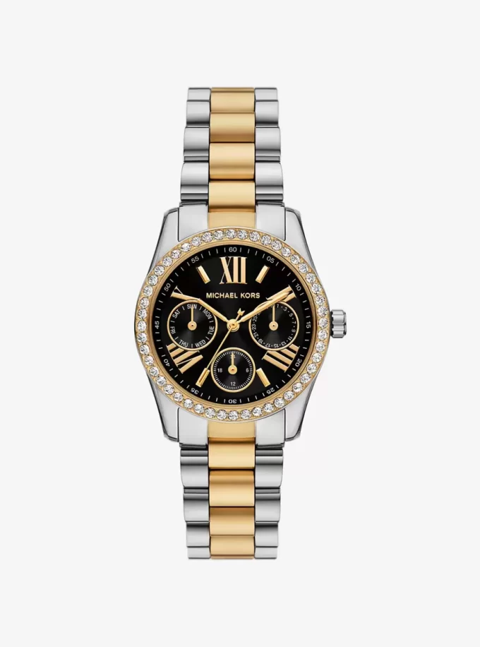 Mini Lexington Pavé Two-Tone Watch
