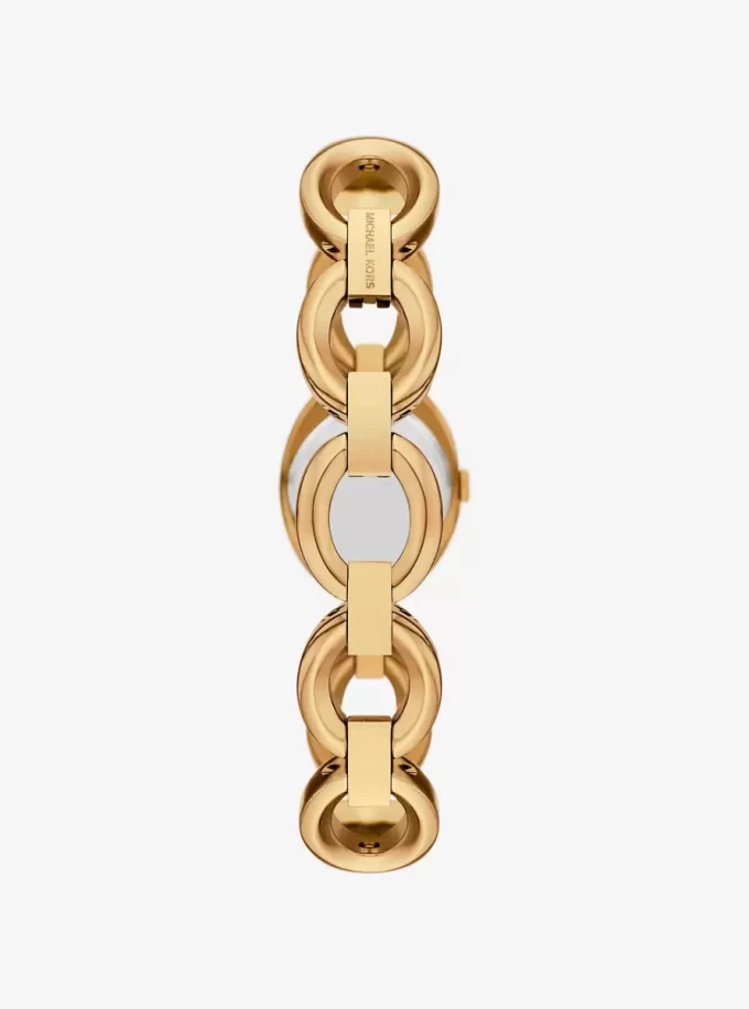 Mini Maude Gold-Tone Link Watch
