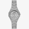 Mini Raquel Pavé Silver-Tone Watch