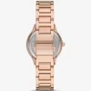 Mini Sage Pavé Rose Gold-Tone Watch