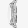 Mini Sylvia Pavé Silver-Tone Watch and Bracelet Gift Set