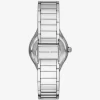 Mini Sylvia Pavé Silver-Tone Watch and Bracelet Gift Set