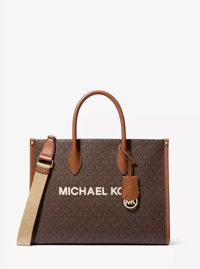 Mirella Medium Signature Logo Tote Bag