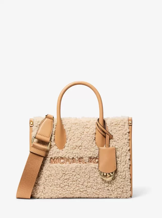 Mirella Small Faux Shearling Crossbody Bag