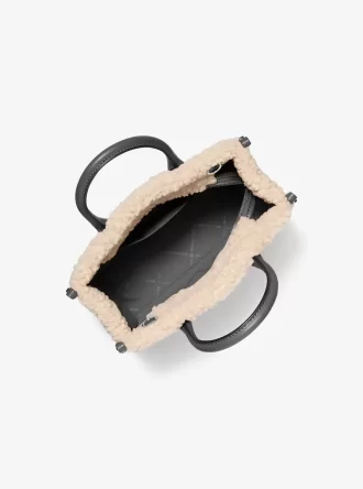 Mirella Small Faux Shearling Crossbody Bag