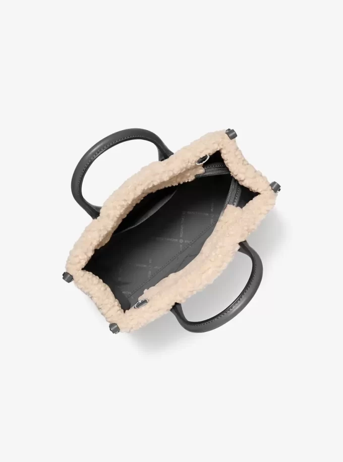 Mirella Small Faux Shearling Crossbody Bag