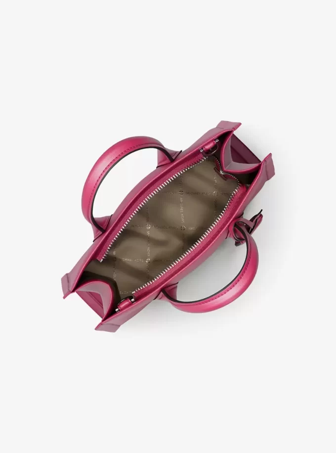 Mirella Small Pebbled Leather Convertible Crossbody Bag