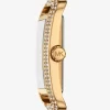 Monroe Pavé Gold-Tone Watch