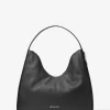 Nayla Medium Pebbled Leather Hobo Shoulder Bag
