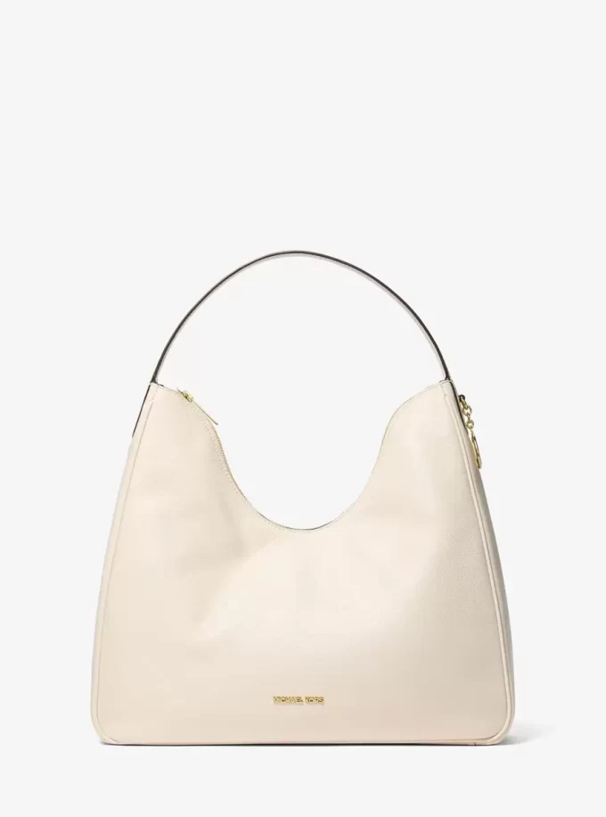 Nayla Medium Pebbled Leather Shoulder Bag Nayla Medium Pebbled Leather Shoulder Bag