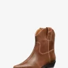 Noemie Distressed Leather Boot