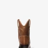 Noemie Distressed Leather Boot