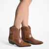 Noemie Distressed Leather Boot