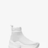 Olympia Metallic Stretch Knit Boot