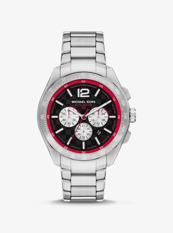 Oversized Accelerator 2.0 Silver-Tone Watch Oversized Accelerator 2.0 Silver-Tone Watch