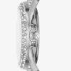 Oversized Camille Pavé Silver-Tone Watch