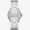 Oversized Camille Pavé Silver-Tone Watch