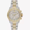 Oversized Everest Pavé Two-Tone Watch