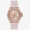 Oversized Everest Rose Gold-Tone and Silicone Watch