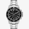 Oversized Everest Silver-Tone Watch Oversized Everest Silver-Tone Watch