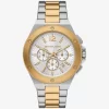 Oversized Lennox Two-Tone Watch