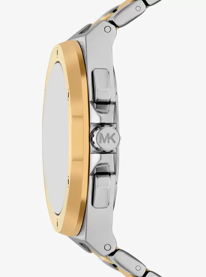 Oversized Lennox Two-Tone Watch