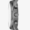 Oversized Lexington Gunmetal Watch and Bracelet Gift Set