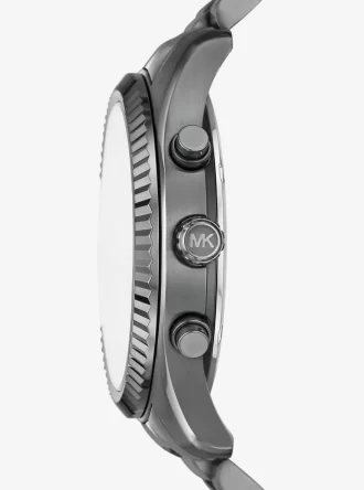Oversized Lexington Gunmetal Watch and Bracelet Gift Set Oversized Lexington Gunmetal Watch and Bracelet Gift Set