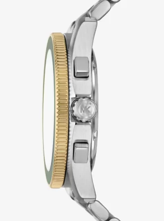 Oversized Maritime Two-Tone Watch