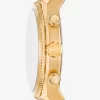 Oversized Panorama Gold-Tone Watch Oversized Panorama Gold-Tone Watch