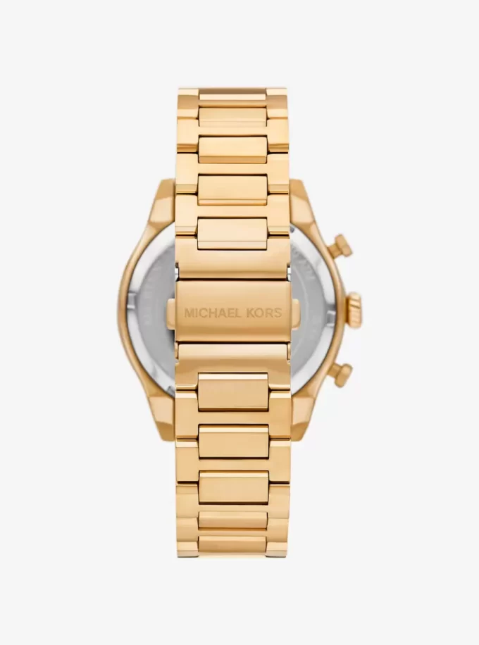Oversized Panorama Gold-Tone Watch Oversized Panorama Gold-Tone Watch