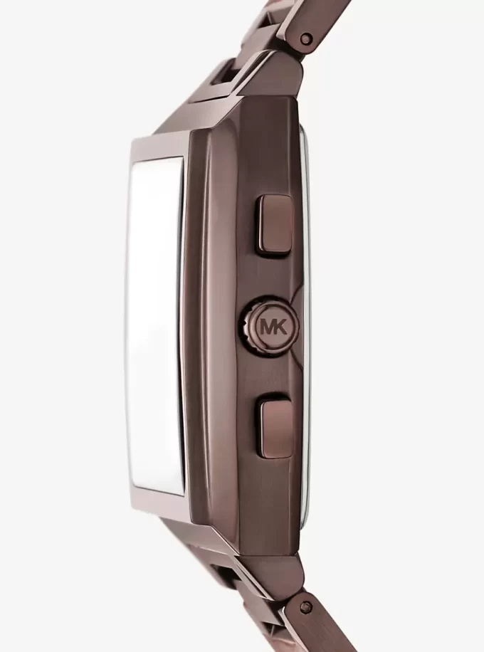 Oversized Rhys Brown-Tone Watch