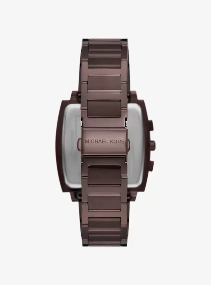 Oversized Rhys Brown-Tone Watch